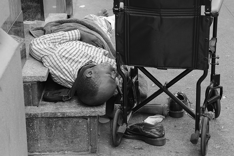 Homeless : Street Life : New York : Personal Photo Projects :  Richard Moore Photography : Photographer : 